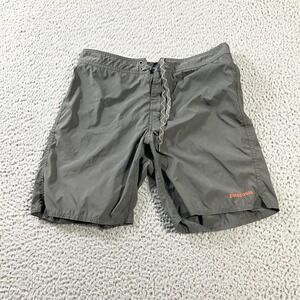 Patagonia Board Shorts Mens 30 Black Drawstring Quick Dry Swim Trunks Beach